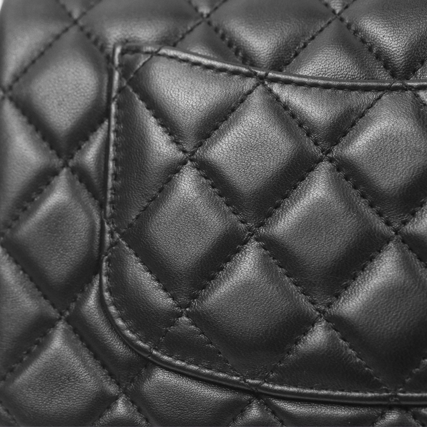 Chanel Quilted Mini Rectangular So Black Lambskin