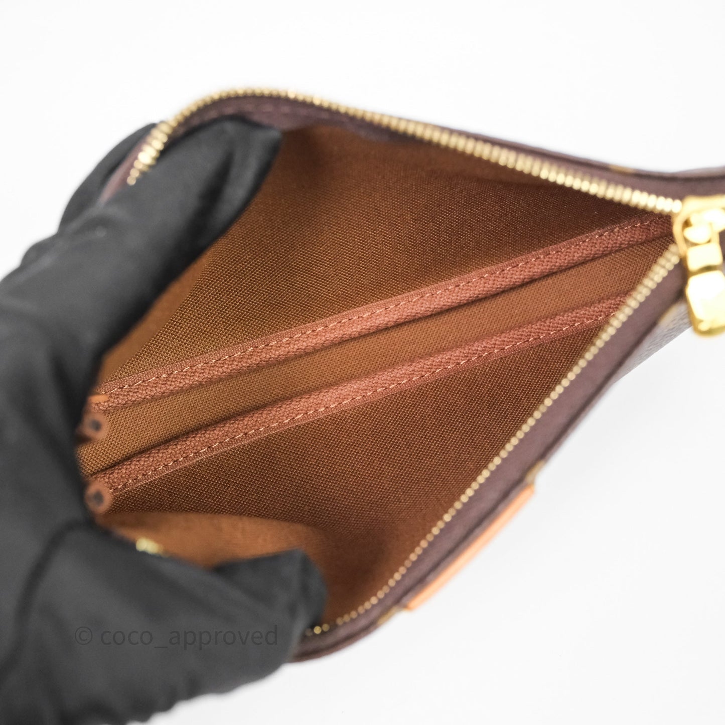 Louis Vuitton Multi Pochette Accessories Khaki Monogram Canvas