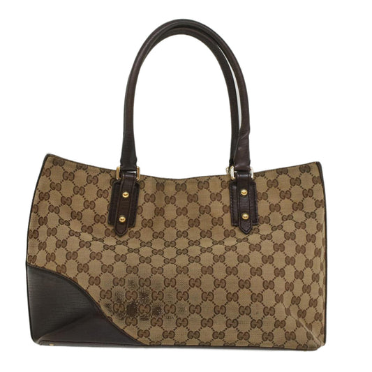 Luxury Gucci GG Canvas Web Sherry Line Tote Bag Beige Red Green 137385  54334