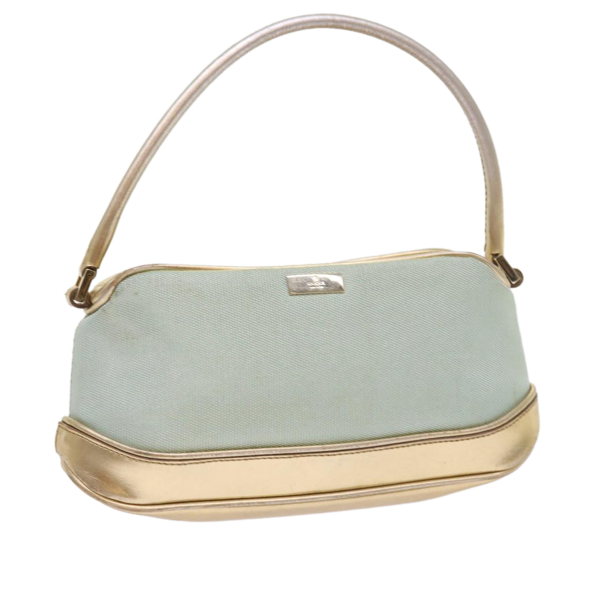 Luxury Gucci Hand Bag Nylon Canvas Light Blue 039 1133  54352