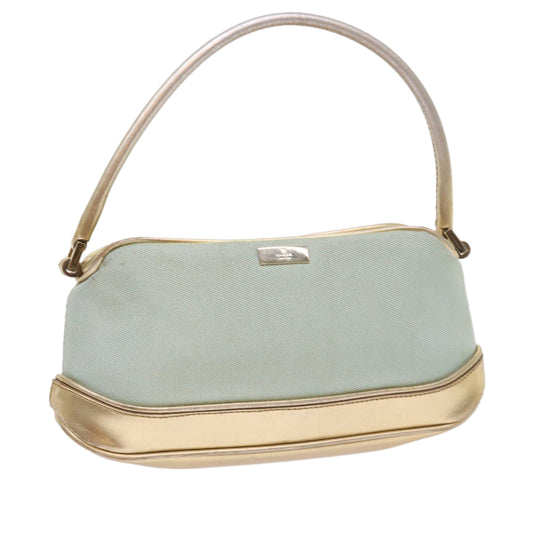 Luxury Gucci Hand Bag Nylon Canvas Light Blue 039 1133  54352