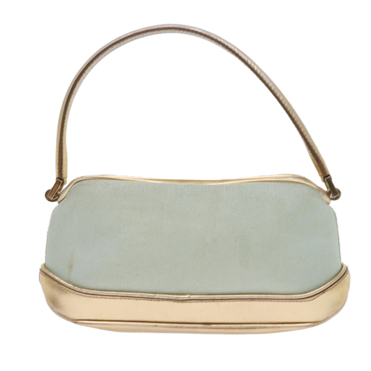 Luxury Gucci Hand Bag Nylon Canvas Light Blue 039 1133  54352