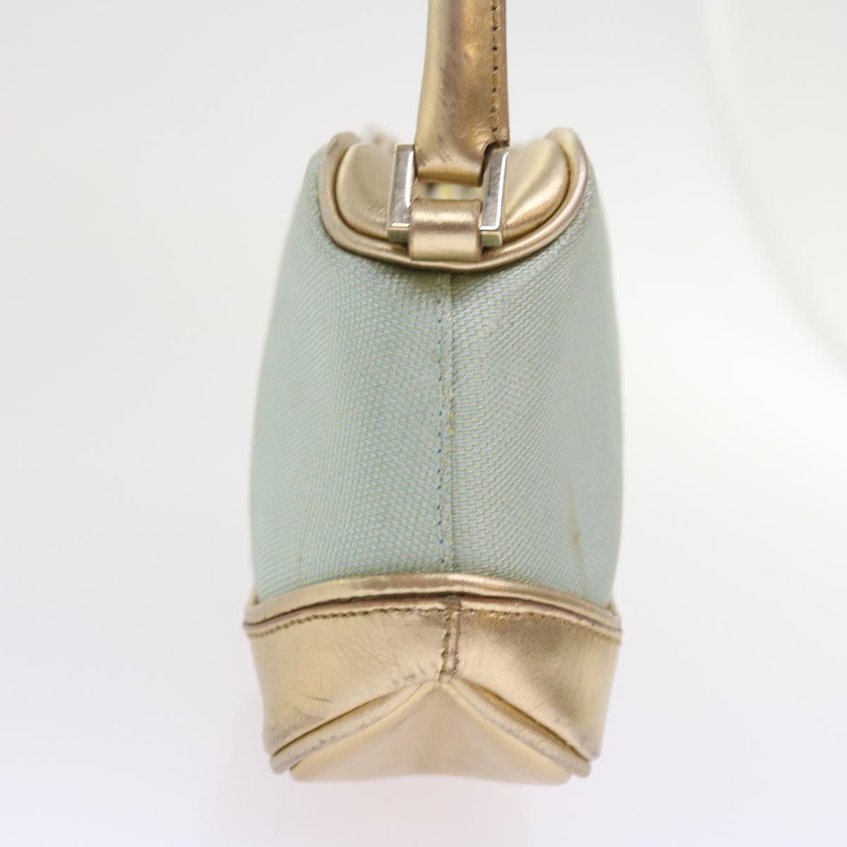 Luxury Gucci Hand Bag Nylon Canvas Light Blue 039 1133  54352