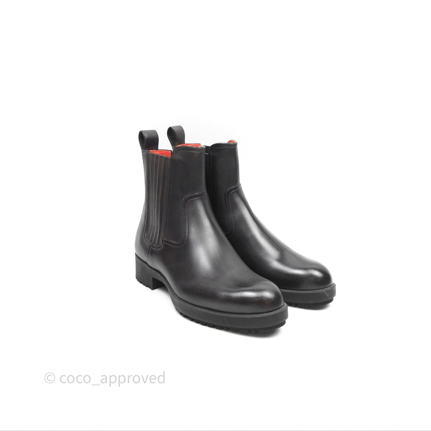 Hermès Kross Training Boots Moka Brown Calfskin Size 35