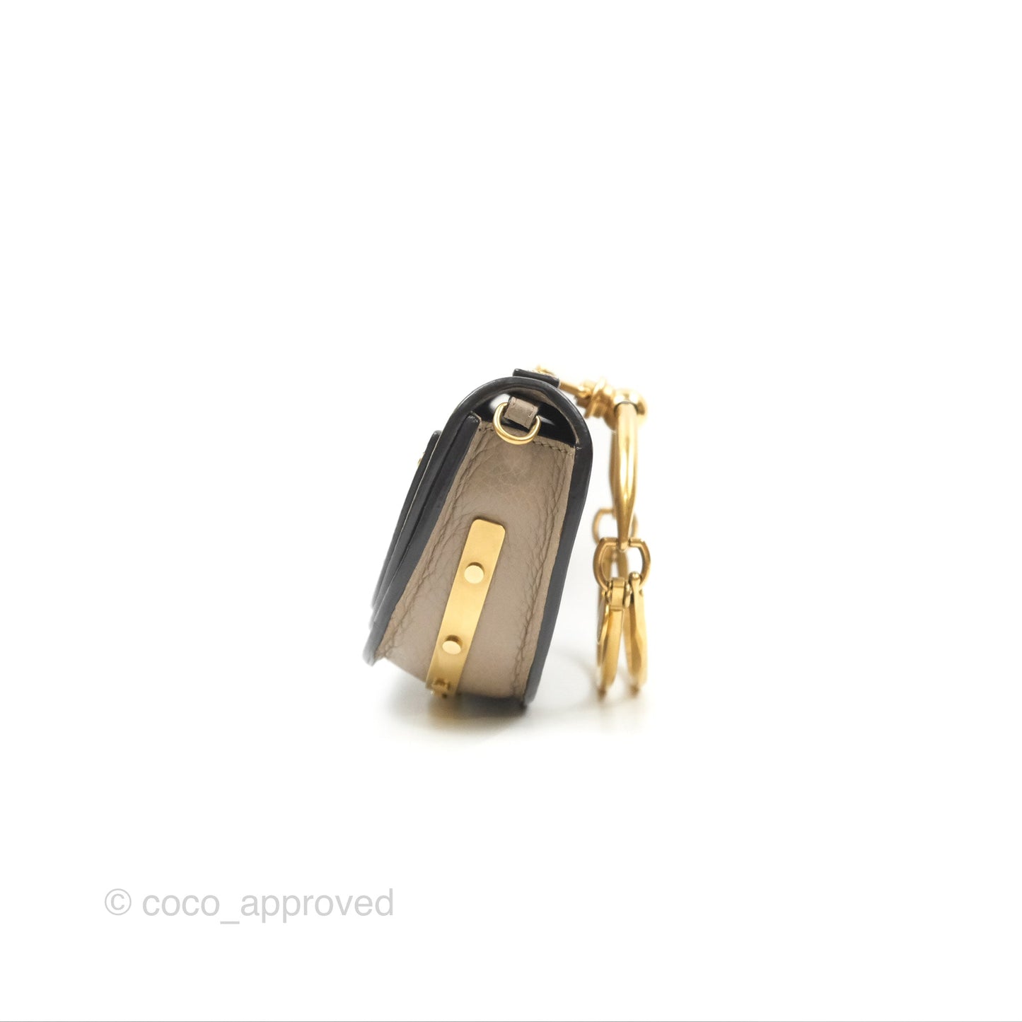 Chloé Nile Minaudière Bracelets Bag Motty Grey Calfskin