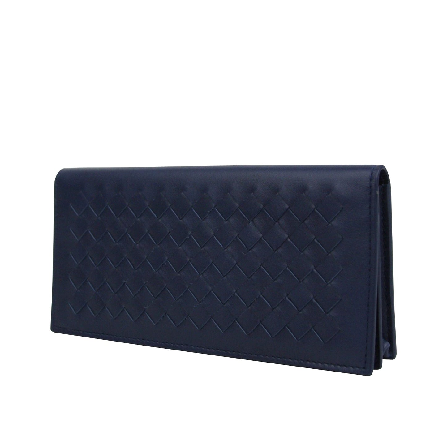 Luxury Bottega Veneta Men's Intercciaco Leather Long Bifold Wallet