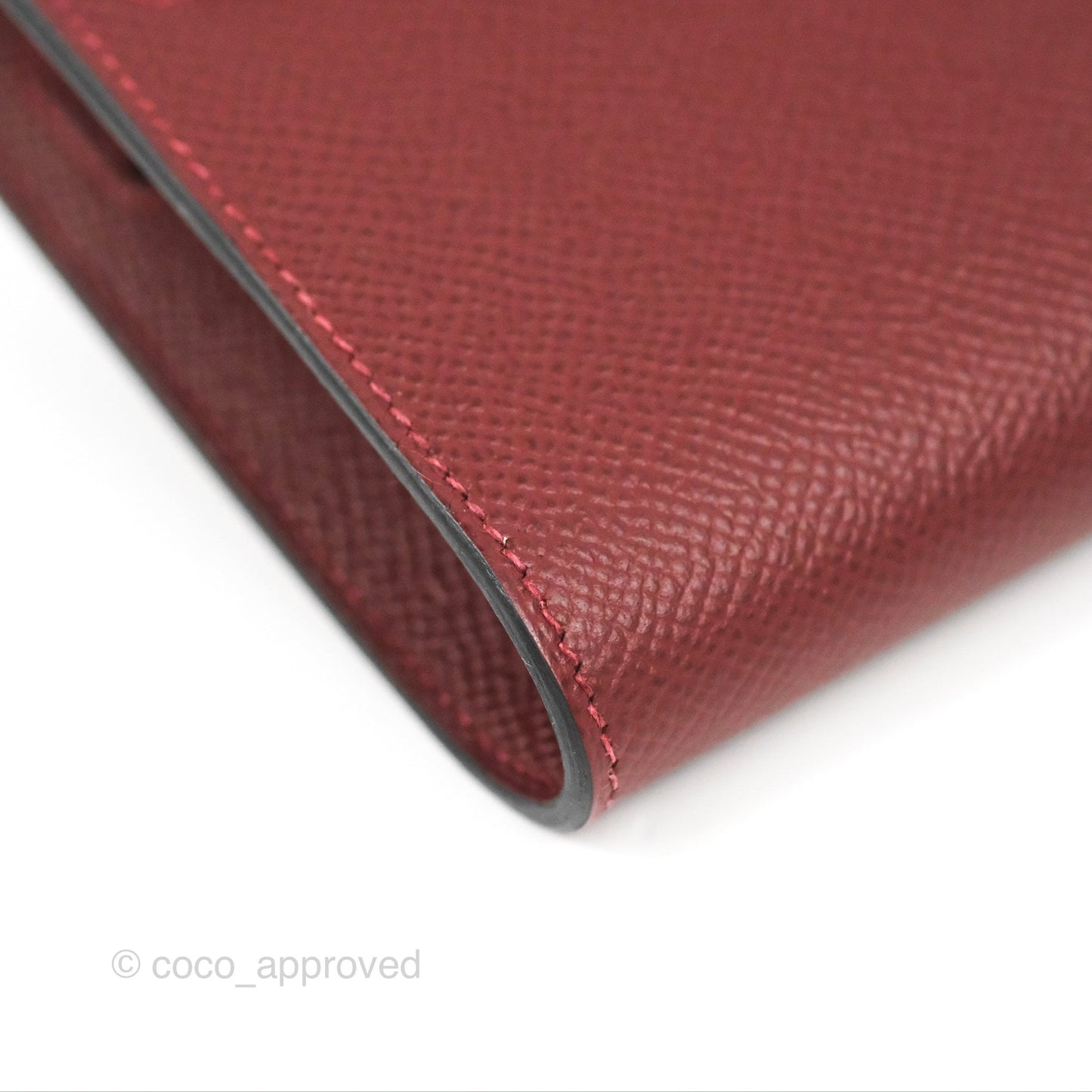 Hermès Kelly To Go Wallet Rouge H/ Brick Epsom Gold Hardware