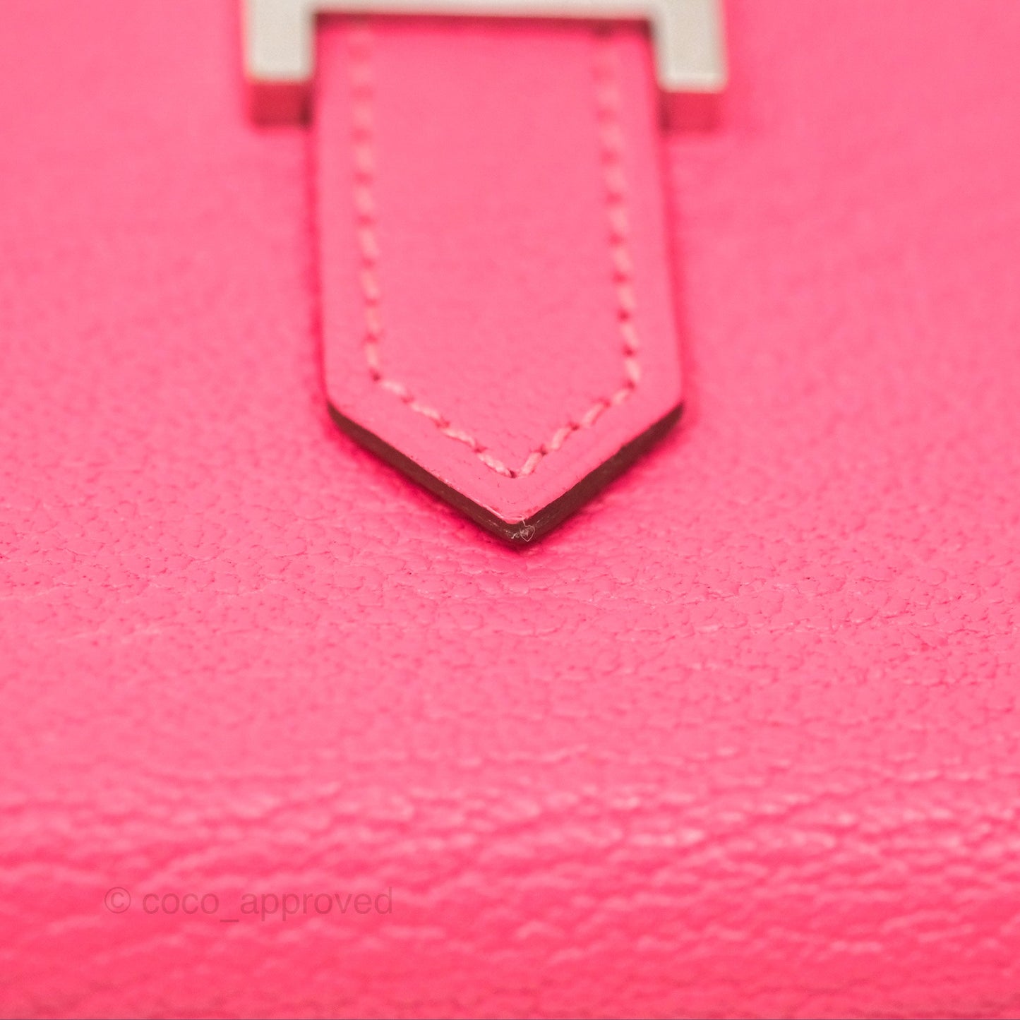 Hermès Bearn Mini Wallet Rose Lipstick U5 Chevre Mysore Palladium Hardware