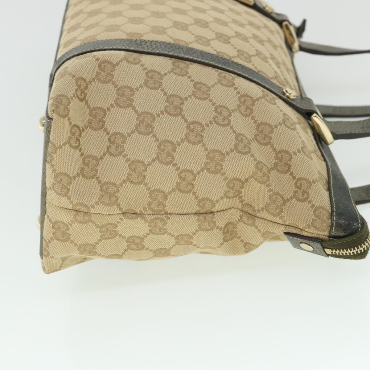 Luxury Gucci GG Canvas Tote Bag Beige 141470  54456
