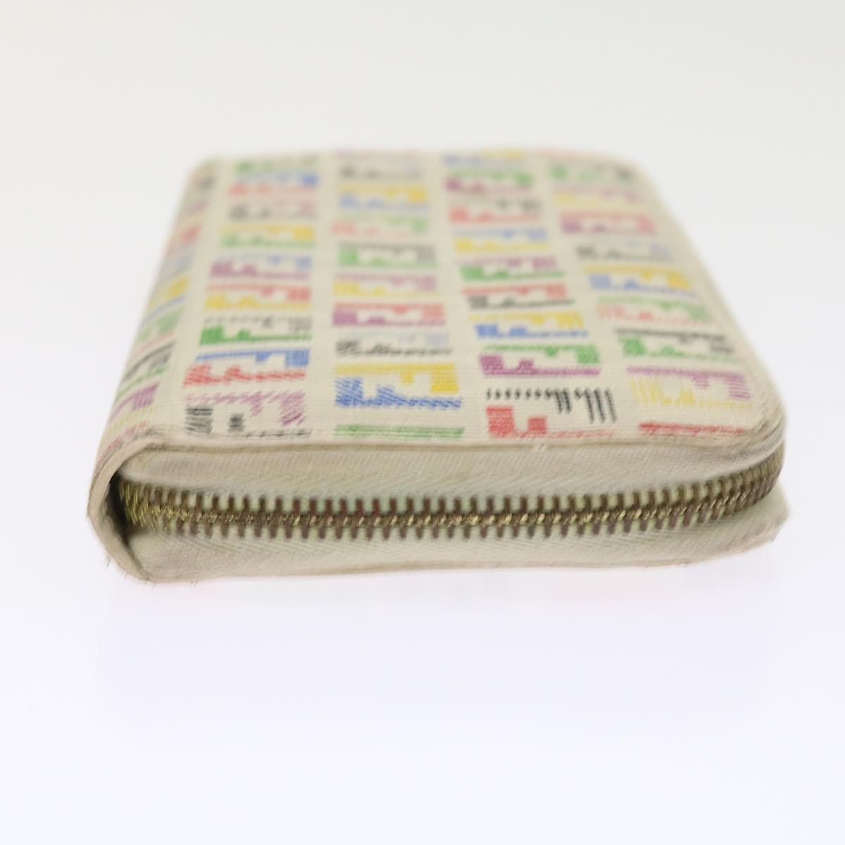 Luxury FendiZucchino Canvas Long Wallet Multicolor54465