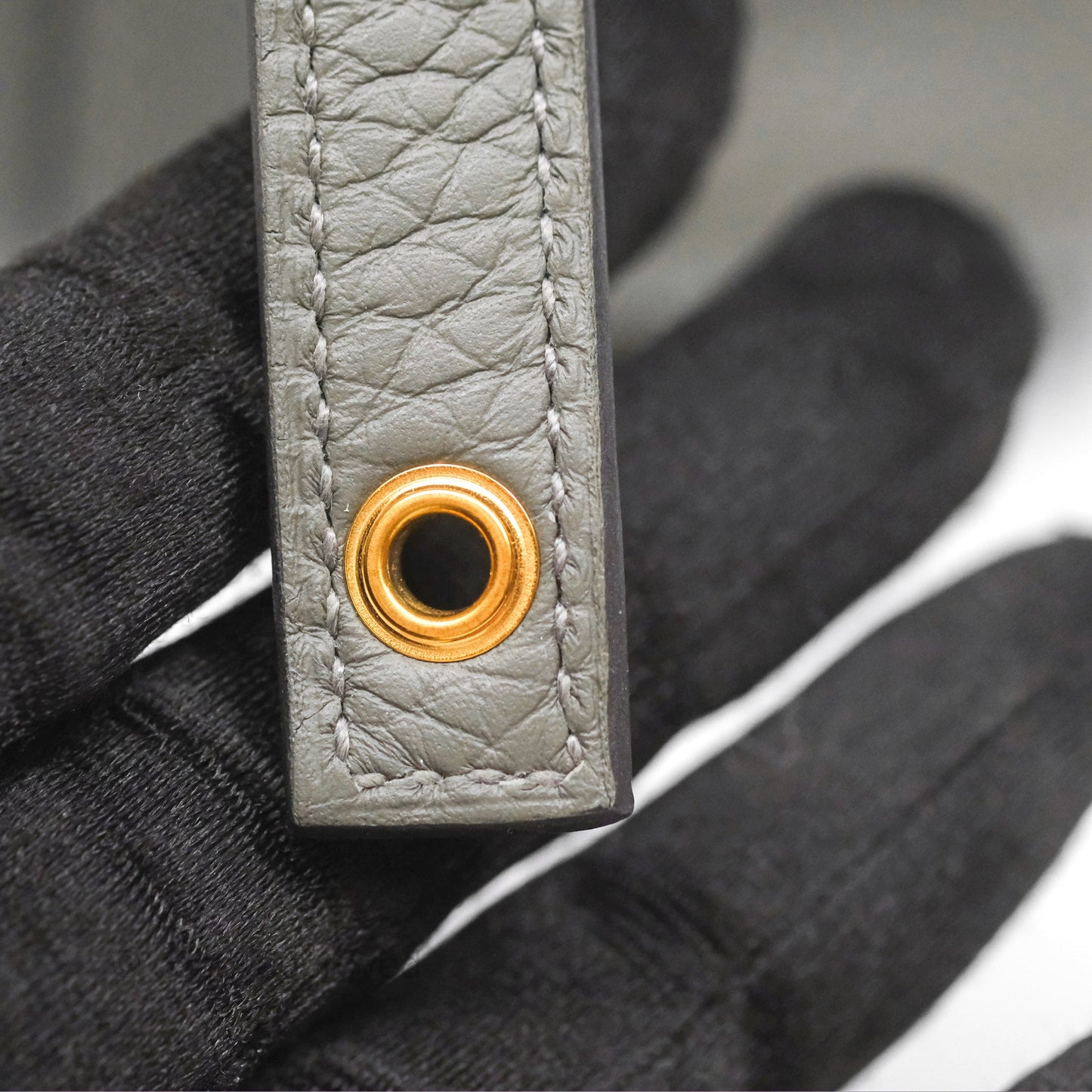 Hermès Picotin Lock 18 Gris Meyer 0L Clemence Gold Hardware