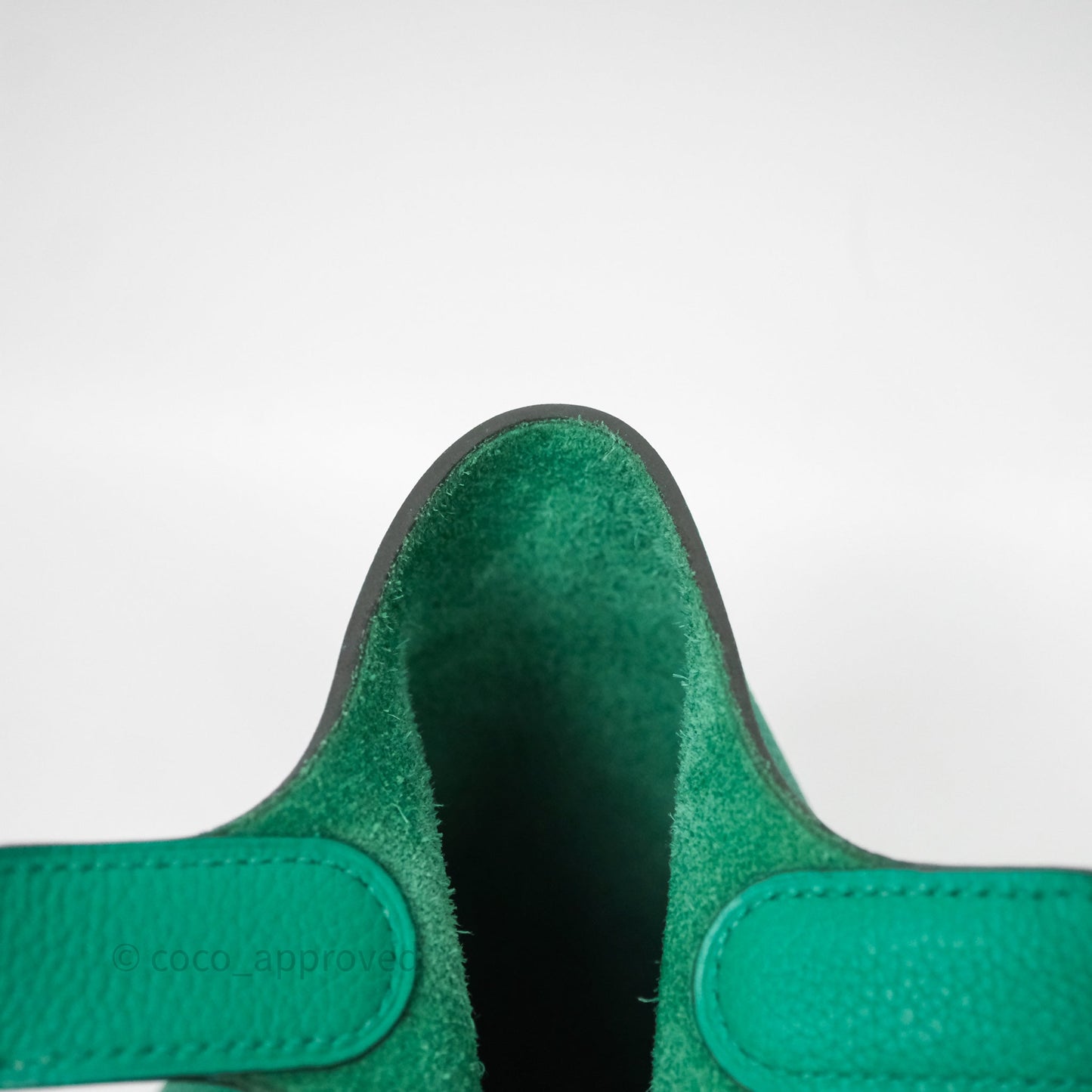 Hermes Picotin 18 Vert Jade O6 Clemence Palladium Hardware