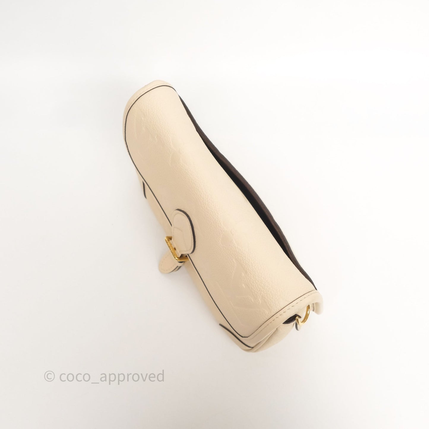 Louis Vuitton Diane Crème Beige Monogram Empreinte Leather
