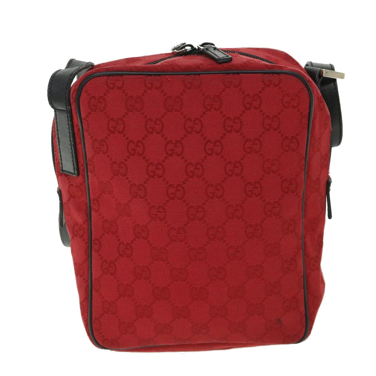 Luxury Gucci GG Canvas Shoulder Bag Red 018 1612 200047  54533