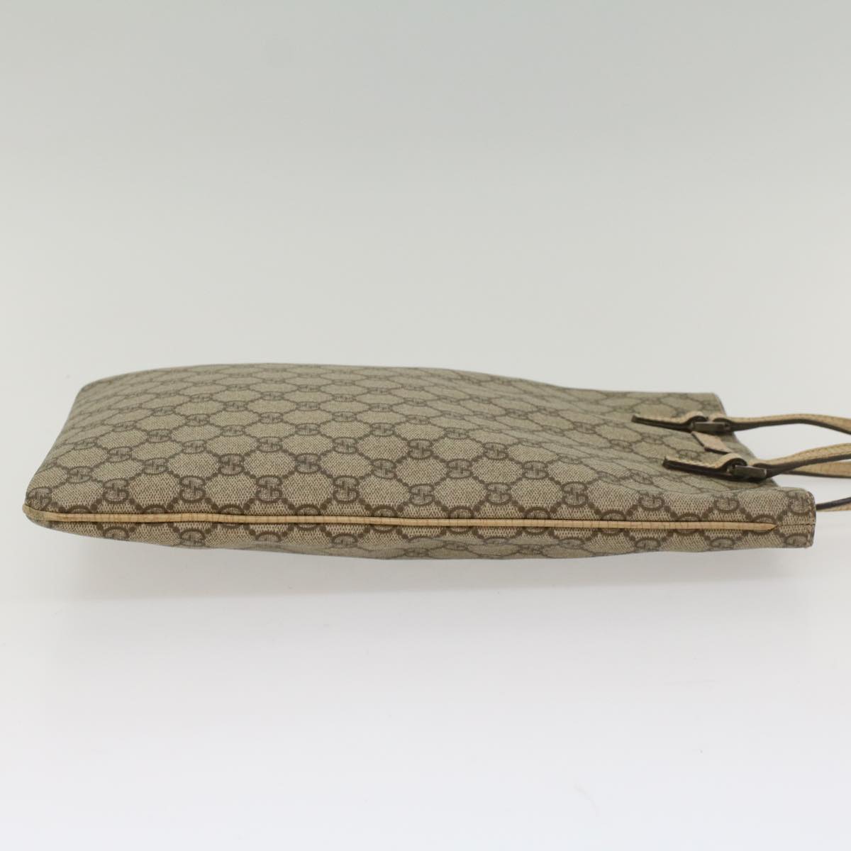 Luxury Gucci GG Supreme Hand Bag PVC Leather Beige 117551002122  54540