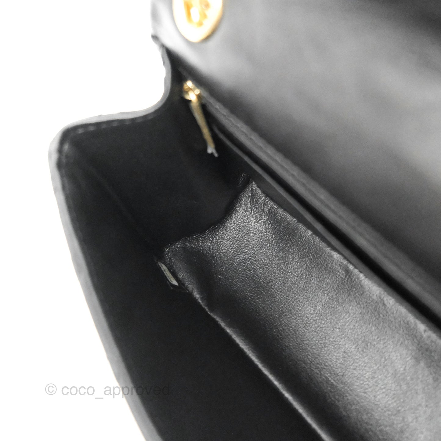 Chanel Mini Reissue 224 Black Aged Calfskin Gold Hardware