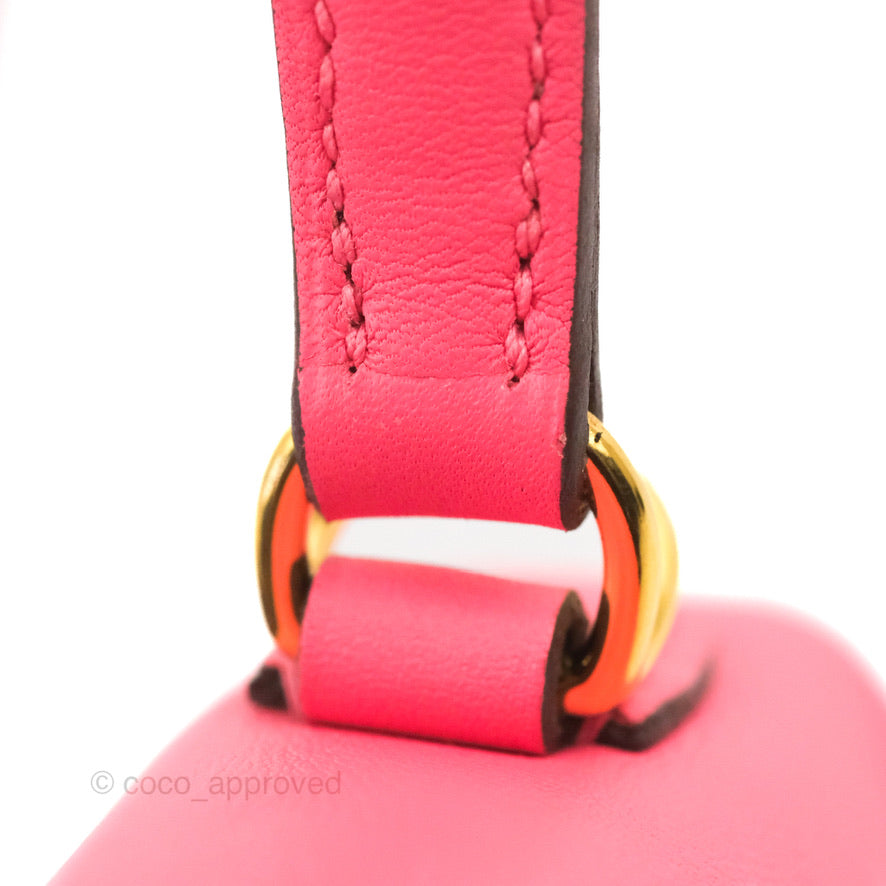Hermès Retourne Kelly 25 Veau Swift Rose Azalee Gold Hardware
