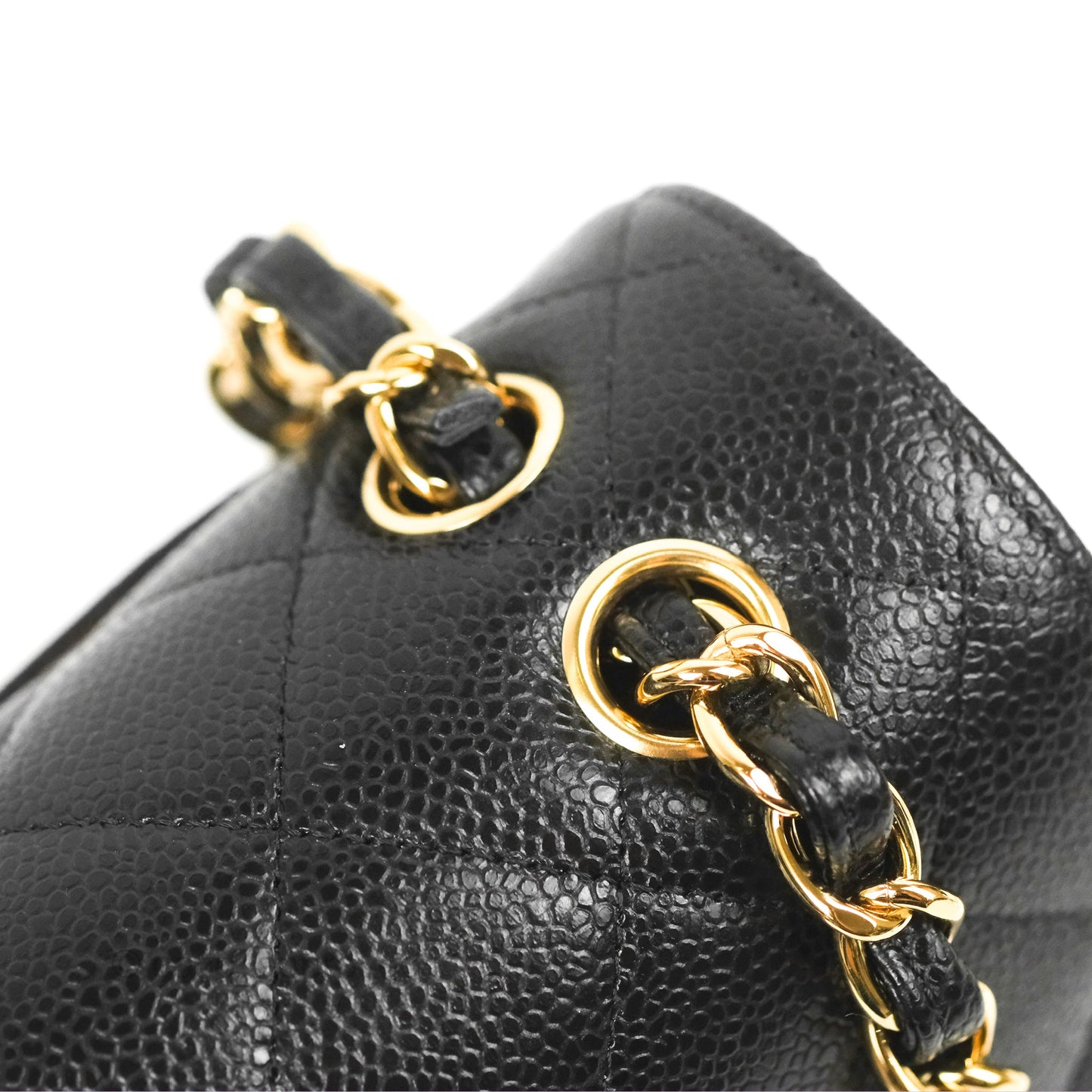 Chanel Jumbo Double Flap Black Caviar Gold Hardware⁣⁣