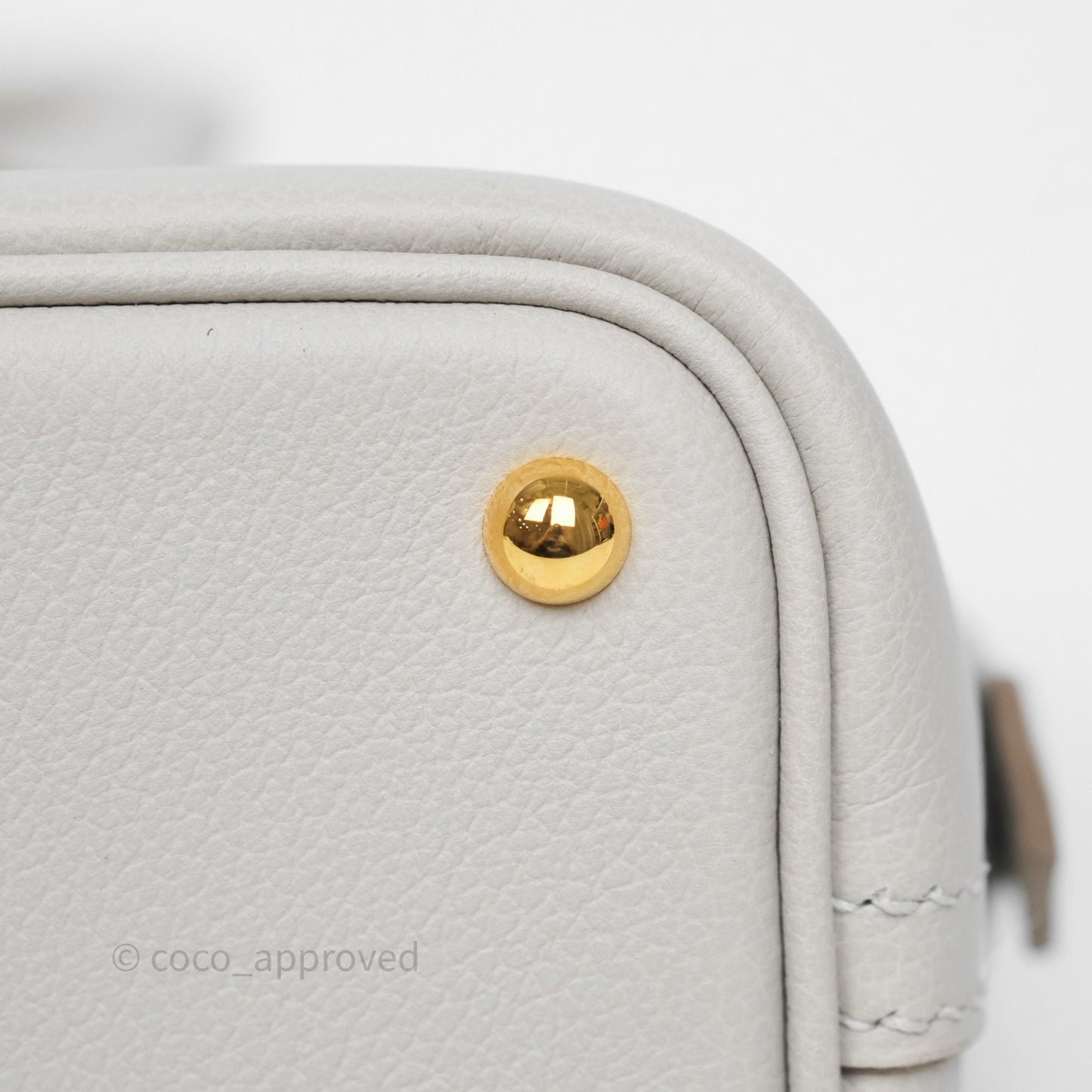 Hermès Bolide Mini 1923 Gris Perle 80 Evercolor Gold Hardware