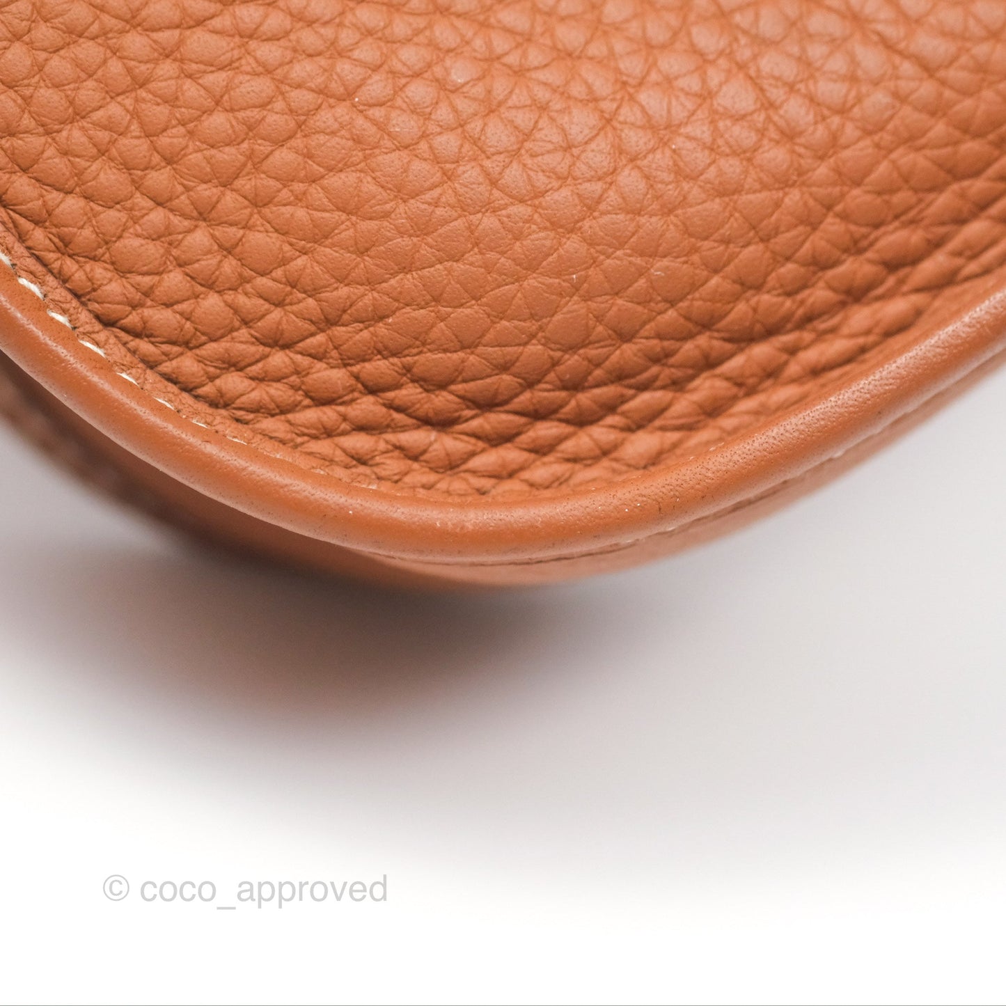 Hermès Mini Evelyne 16 Gold Clemence Gold Hardware