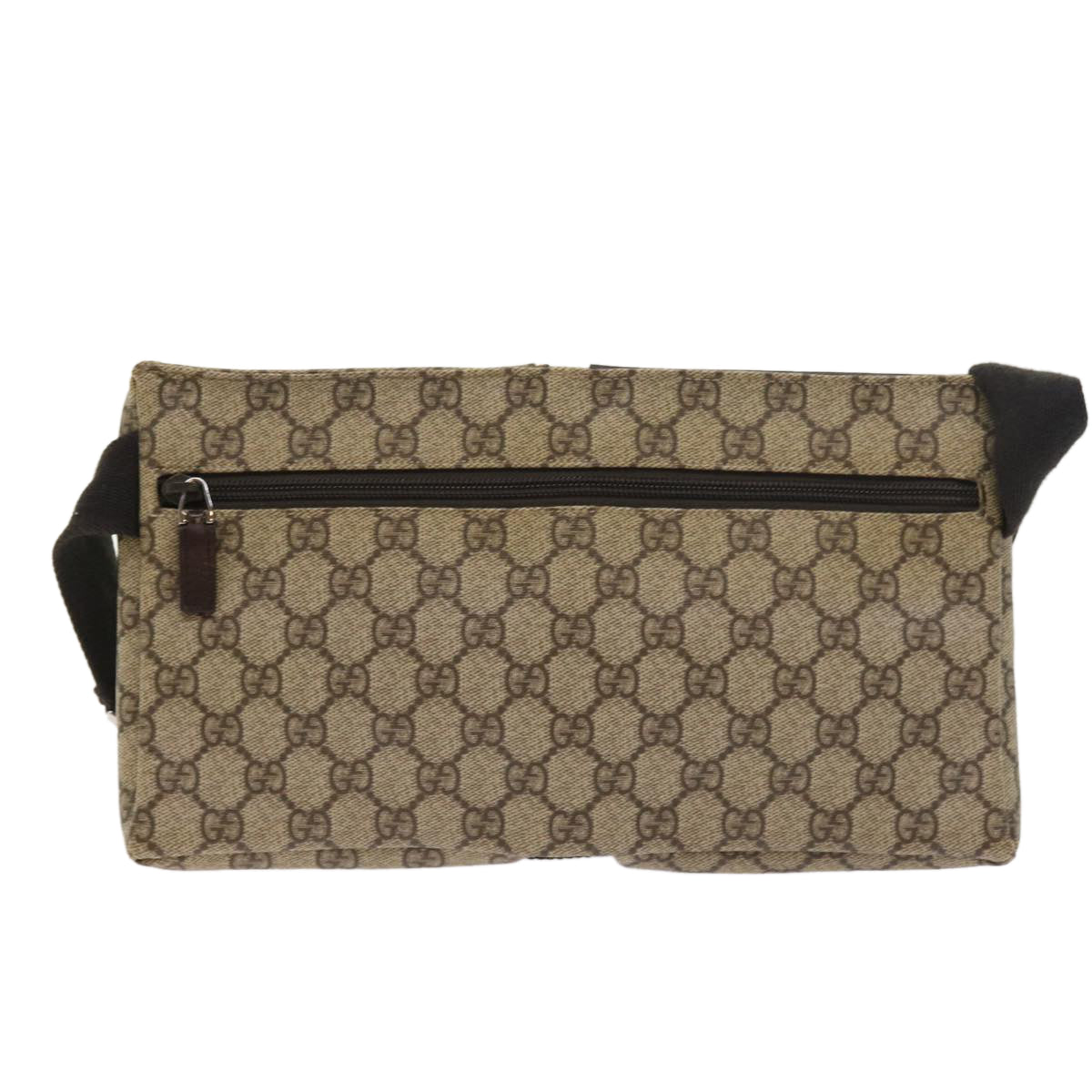 Luxury Gucci GG Canvas Waist bag PVC Leather Beige 28566  54695