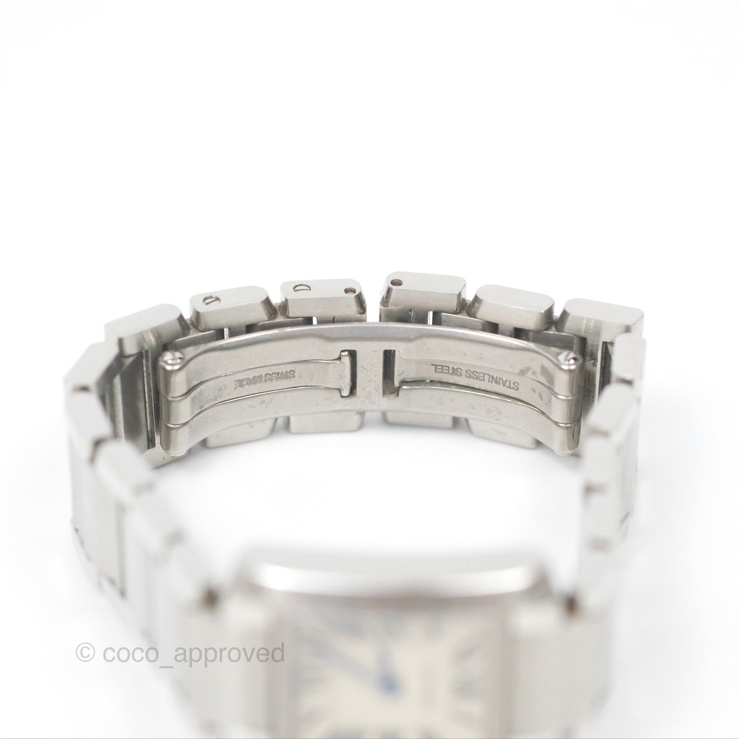 Cartier Steel Tank Francaise Watch Small Model