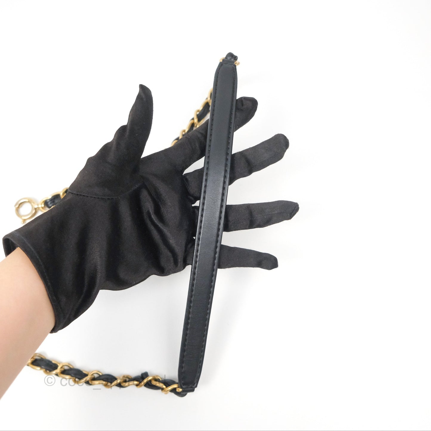 Chanel Large Hobo Tote Lambskin Black Aged Gold Hardware