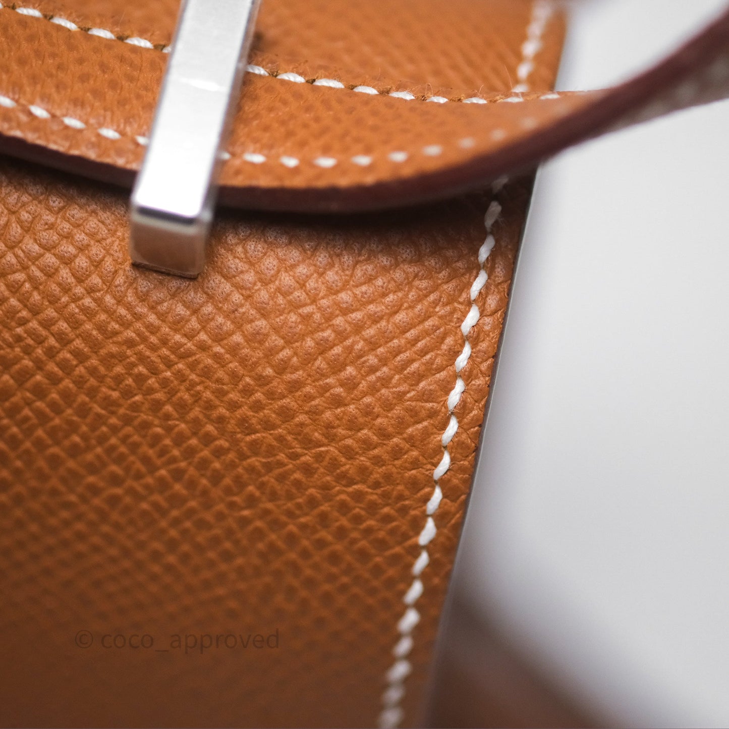 Hermès Constance Mini 18 Gold Epsom Palladium Hardware