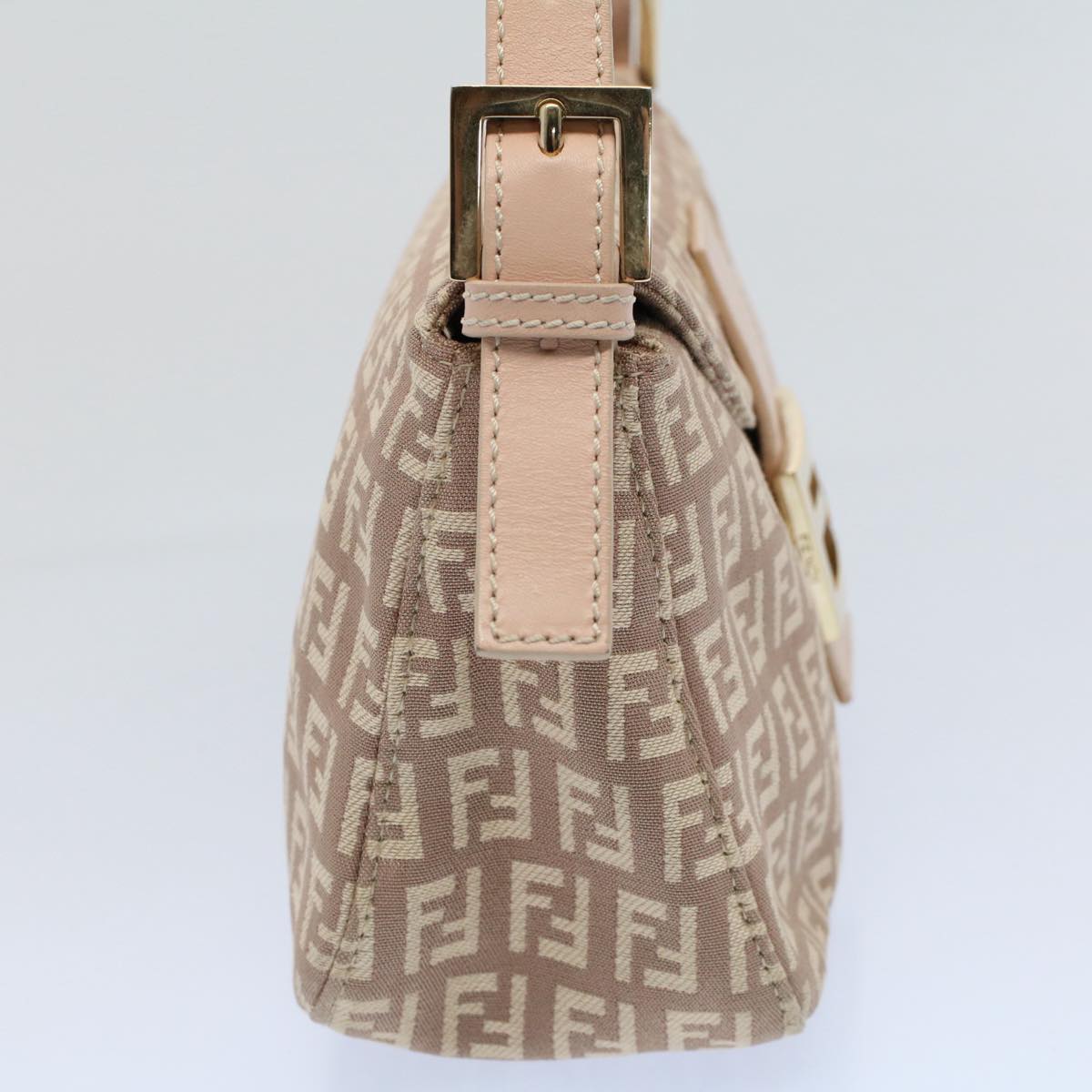 Luxury FendiZucchino Canvas Mamma bucket Hand Bag Beige54705