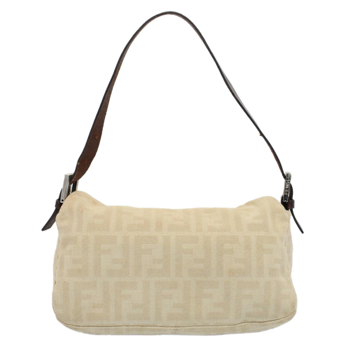 Luxury FendiZucca Canvas Mamma bucket Shoulder Bag Beige54706