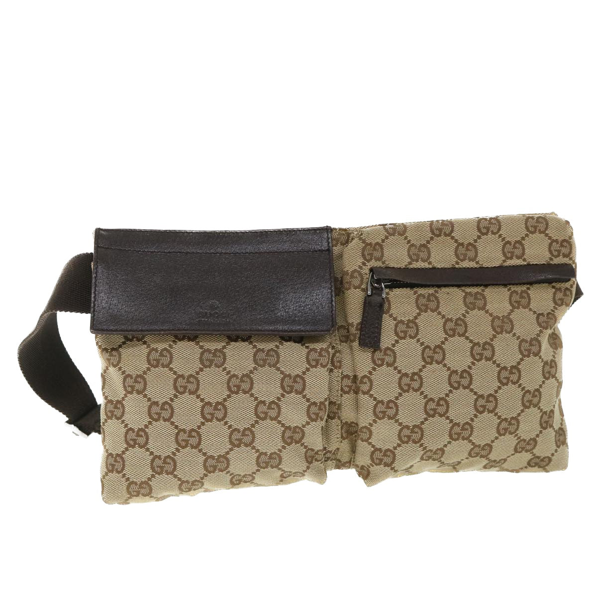 Luxury Gucci GG Canvas Waist bag Beige 28566  54729