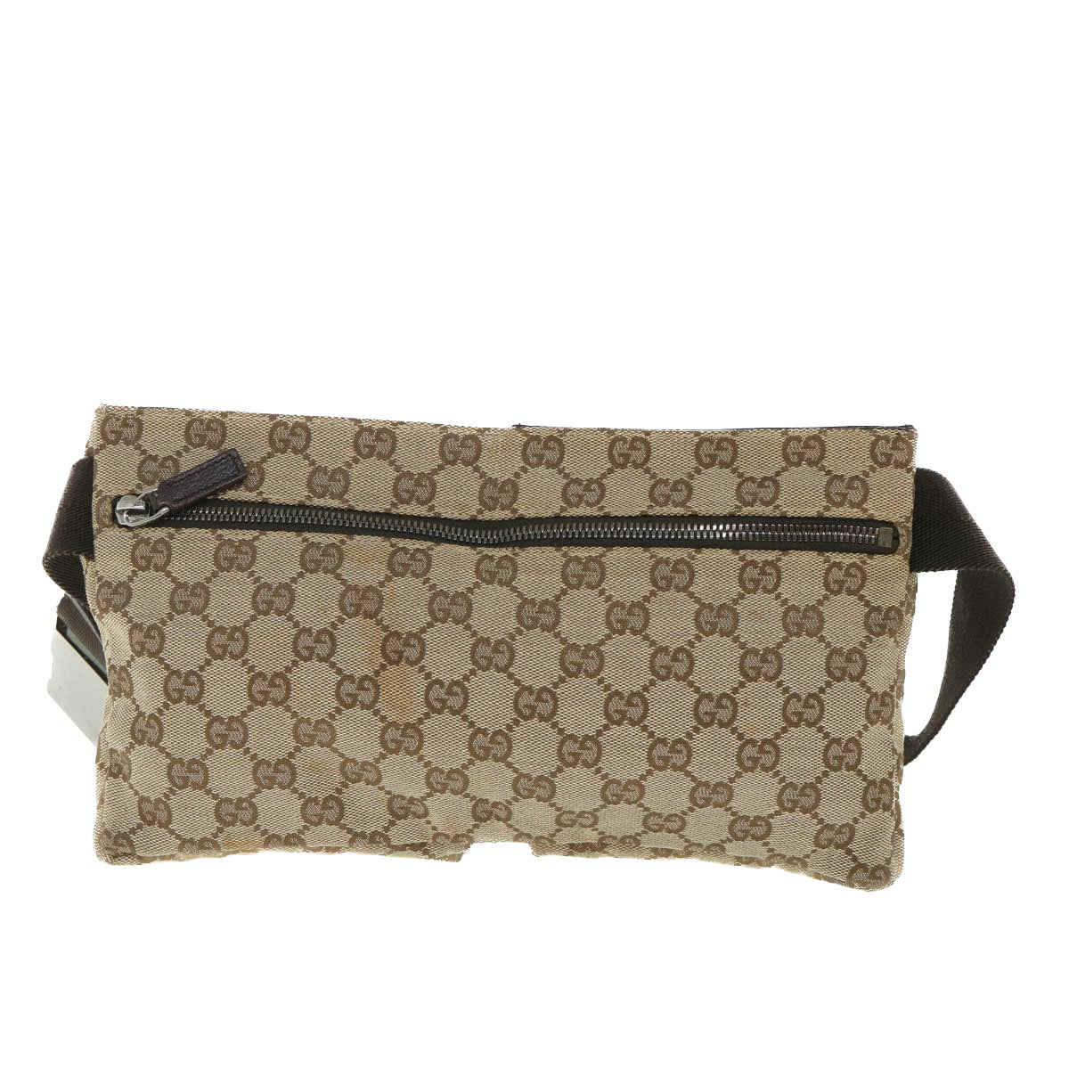 Luxury Gucci GG Canvas Waist bag Beige 28566  54729