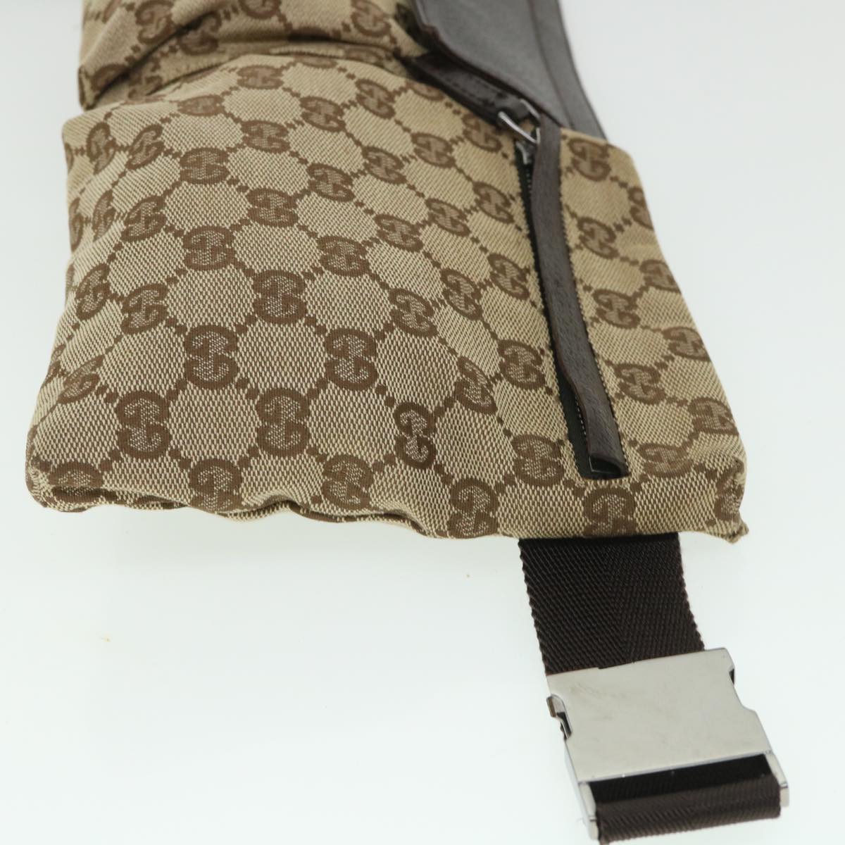 Luxury Gucci GG Canvas Waist bag Beige 28566  54729
