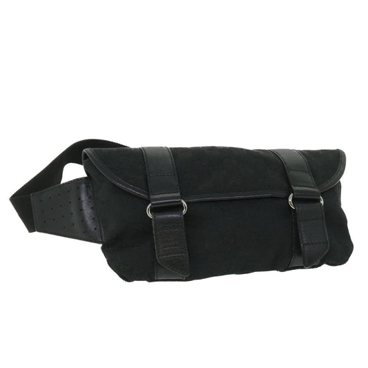 Luxury Gucci GG Canvas Waist bag Black 145851  54731