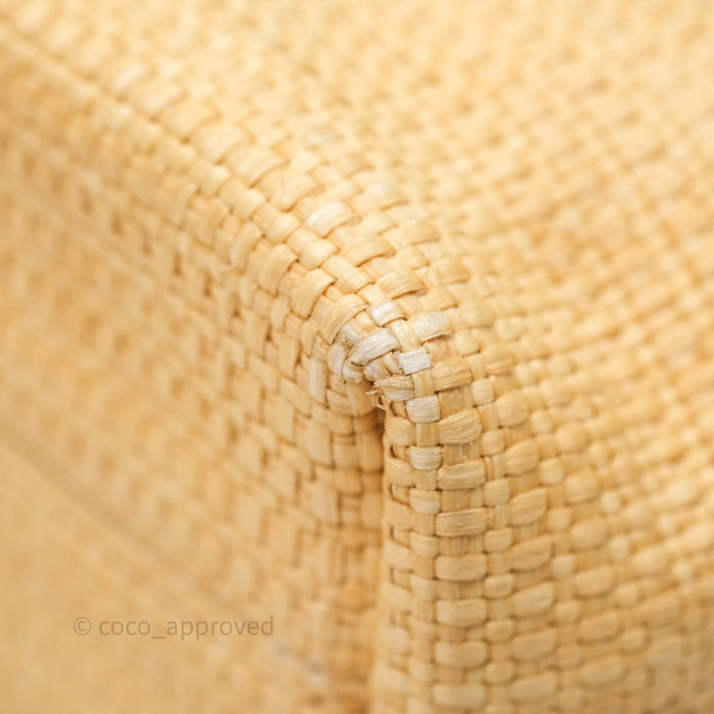 Chanel Vintage Rattan Tote Bag