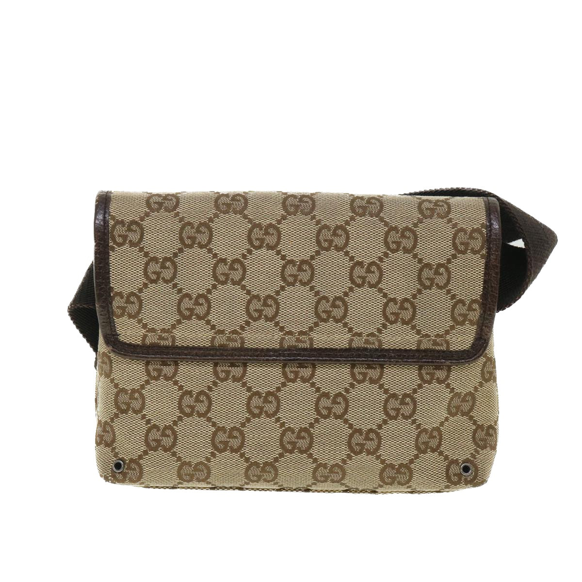 Luxury Gucci GG Canvas Waist bag Beige 92543  54743