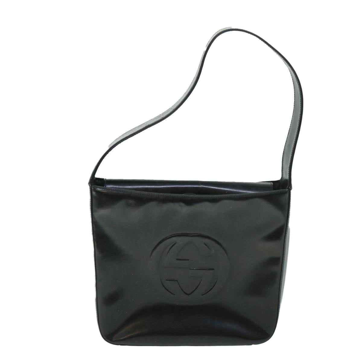 Luxury Gucci Shoulder Bag Patent leather Black 000 0506  54780