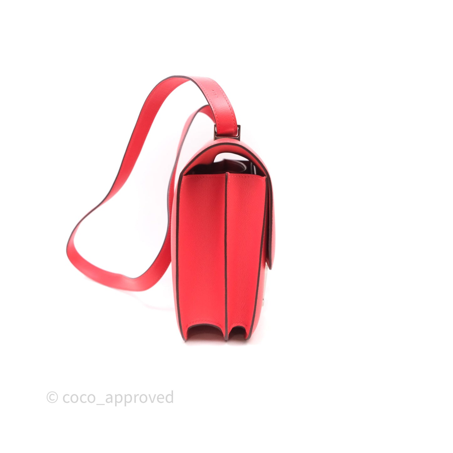 Hermès Constance 24 Rose Jaipur T5 Epsom Palladium Hardware