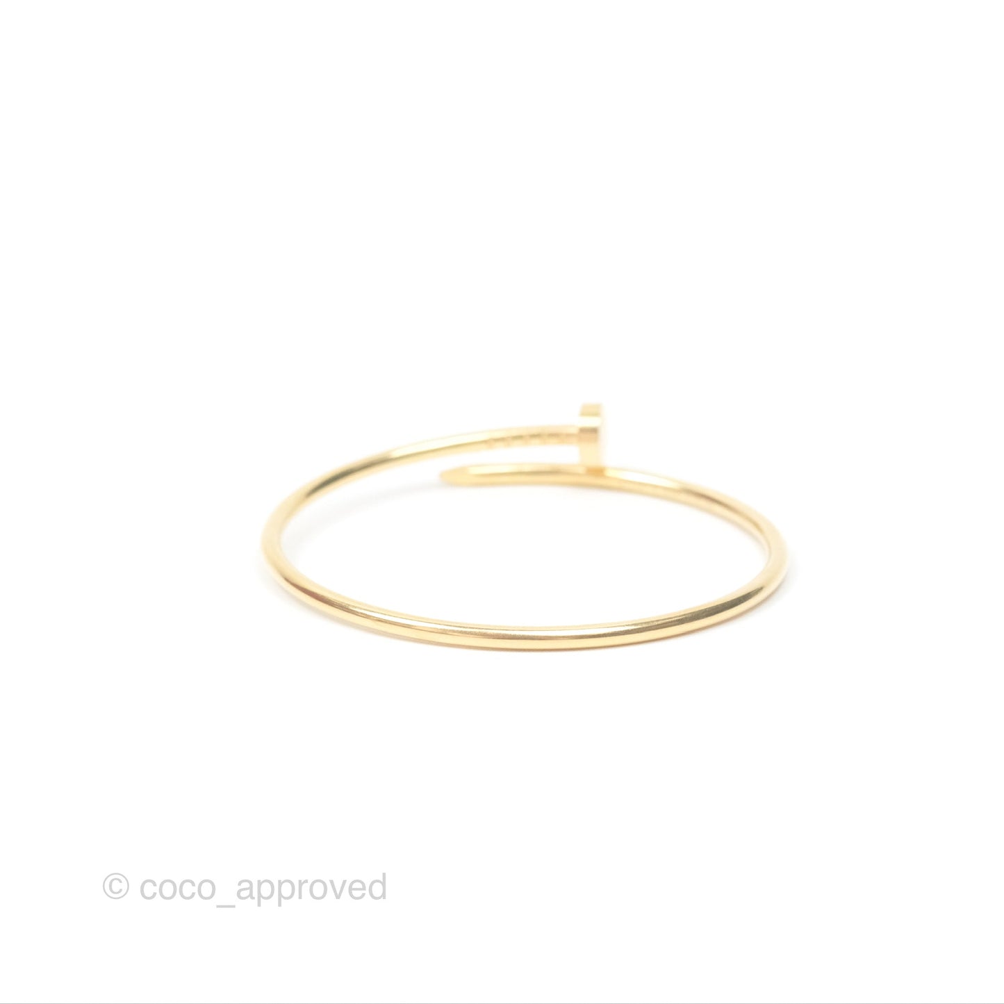 Cartier Small Juste Un Clou Bracelet 18K Yellow Gold