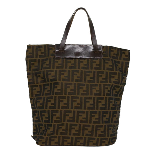 Luxury FendiZucca Canvas Hand Bag Brown54812