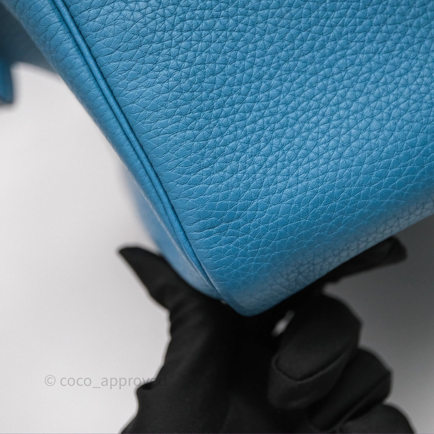 Hermès Lindy 30 Bleu Jean 75 Clemence Palladium Hardware