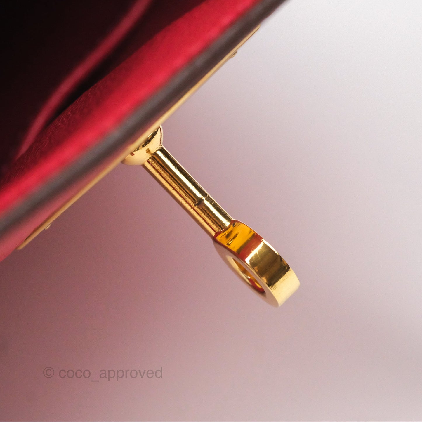 Hermès Kelly 28 Retourne Rouge Tomate S5 Clemence Gold Hardware