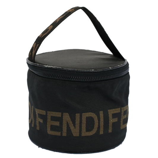 Luxury FendiVanity Cosmetic Pouch Canvas Black54858