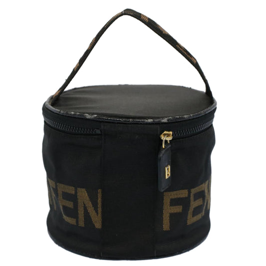 Luxury FendiVanity Cosmetic Pouch Canvas Black54858