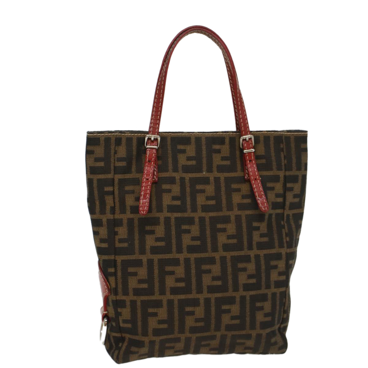 Luxury FendiZucca Canvas Hand Bag Brown54860