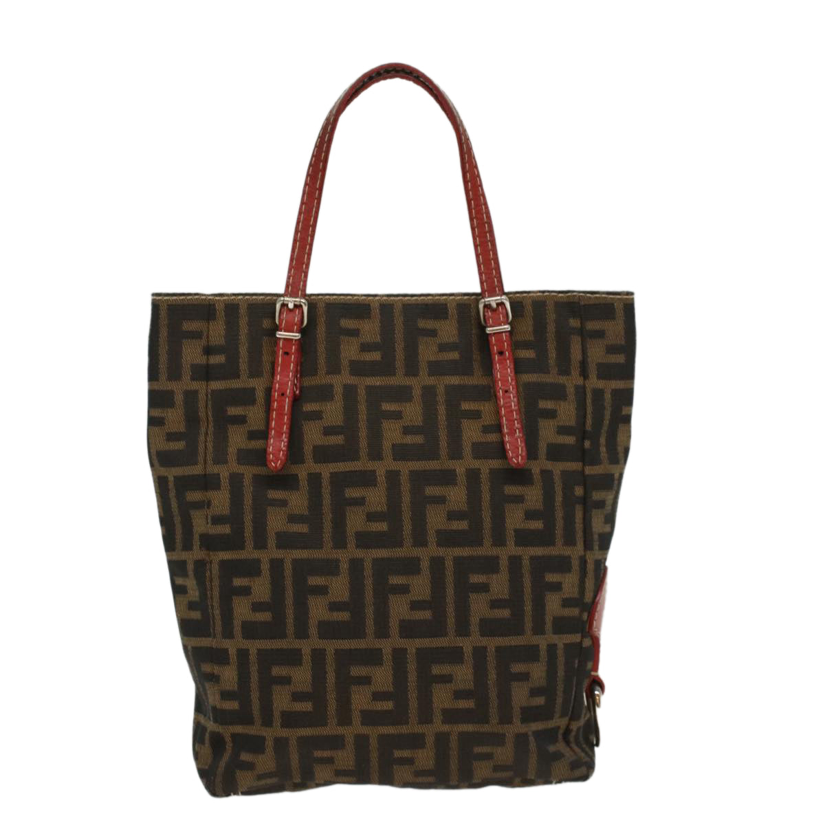 Luxury FendiZucca Canvas Hand Bag Brown54860