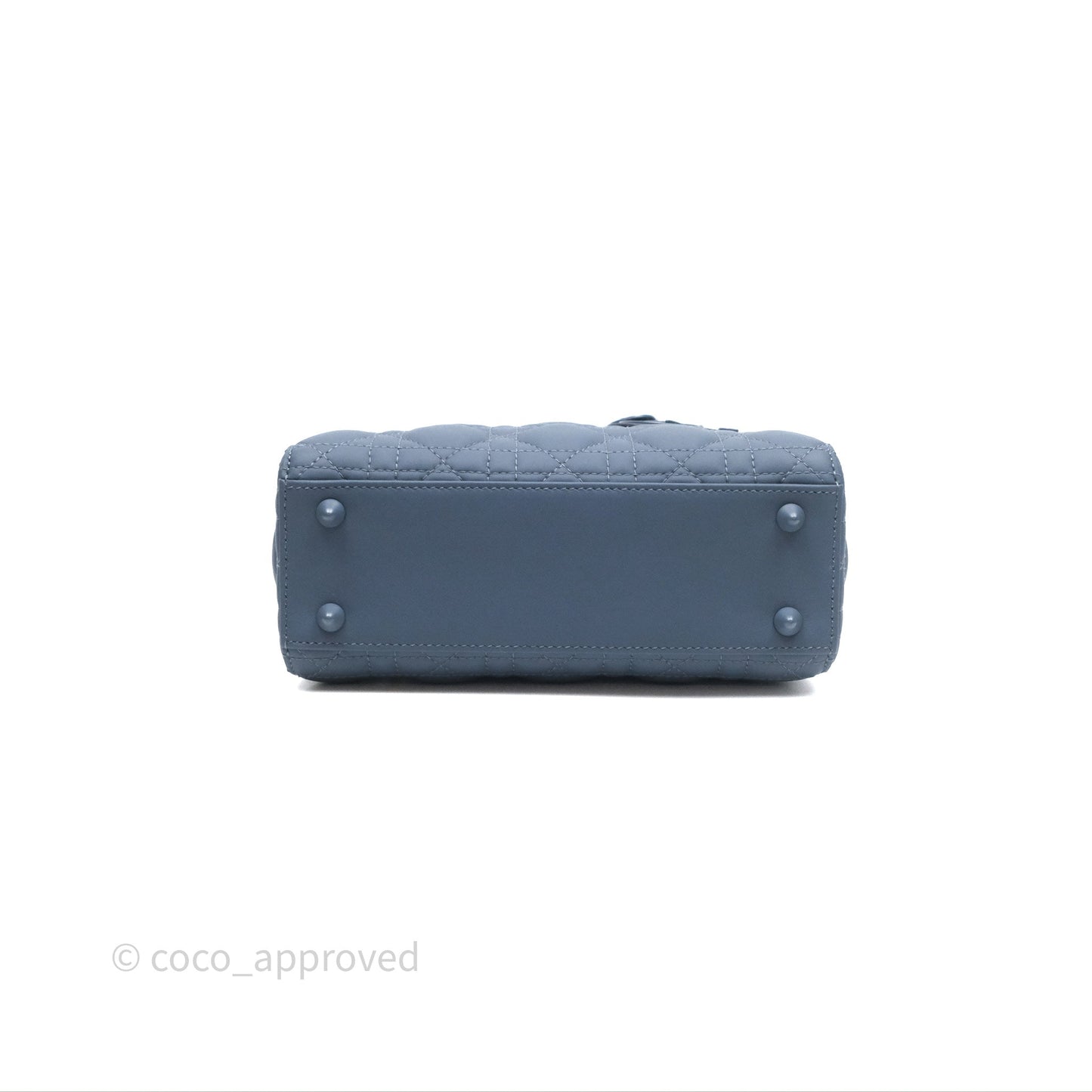 Christian Dior Small My ABCDior Lady Dior UltraMatte Calfskin Cannage Dark Blue