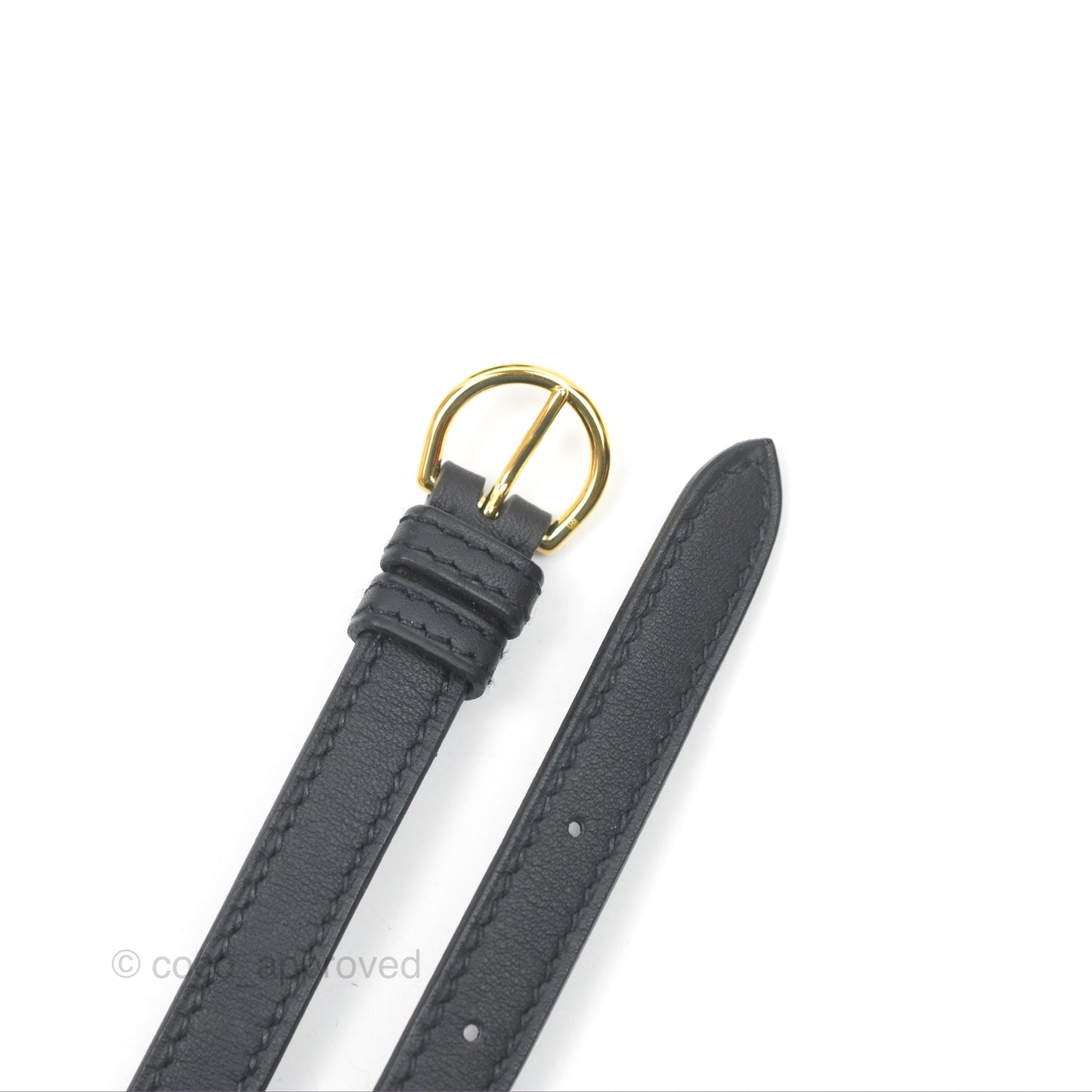 Hermès 24/24 21 Mini Black Swift Gold Hardware