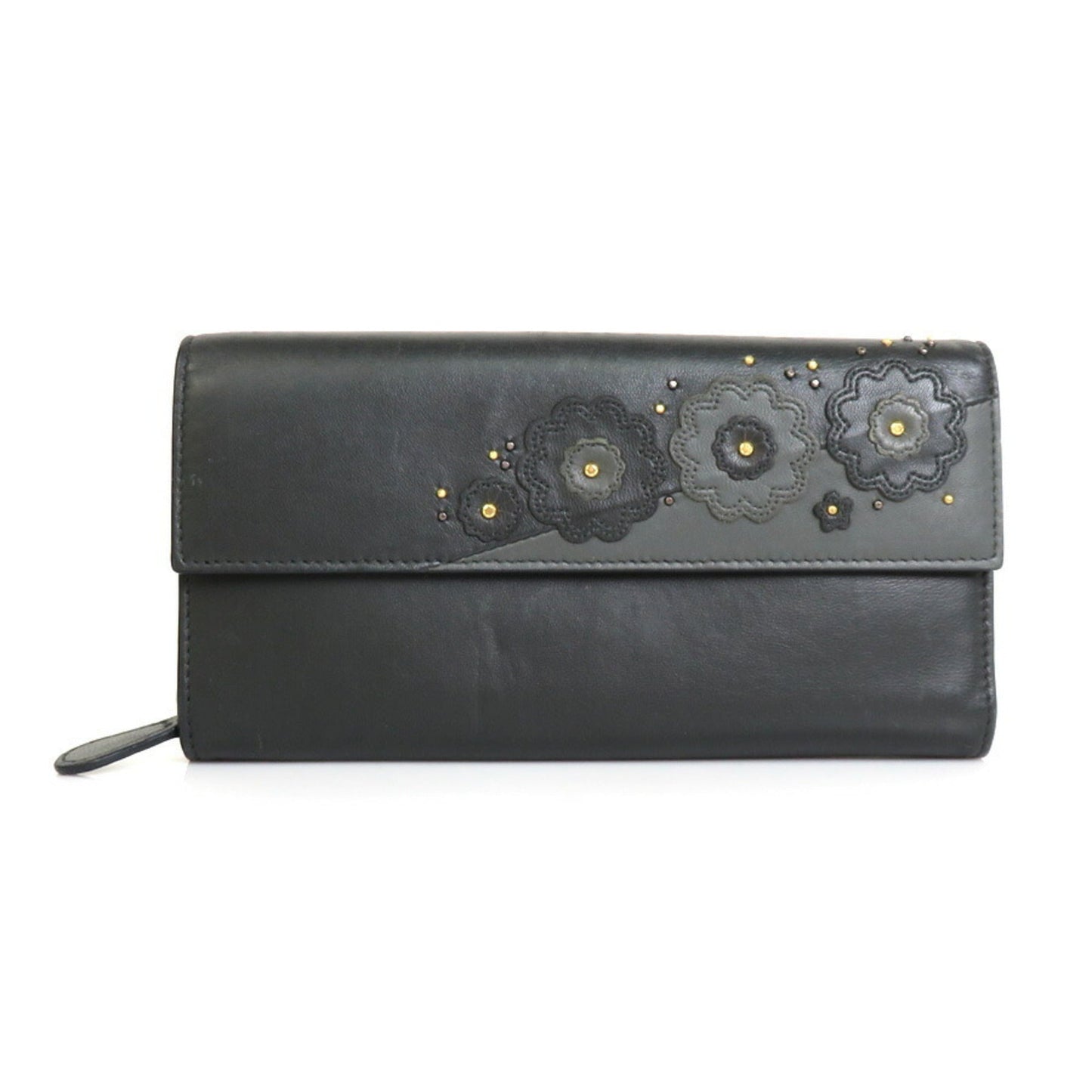 Luxury Bottega Veneta  Leather Long Wallet (Tri-Fold) ()
