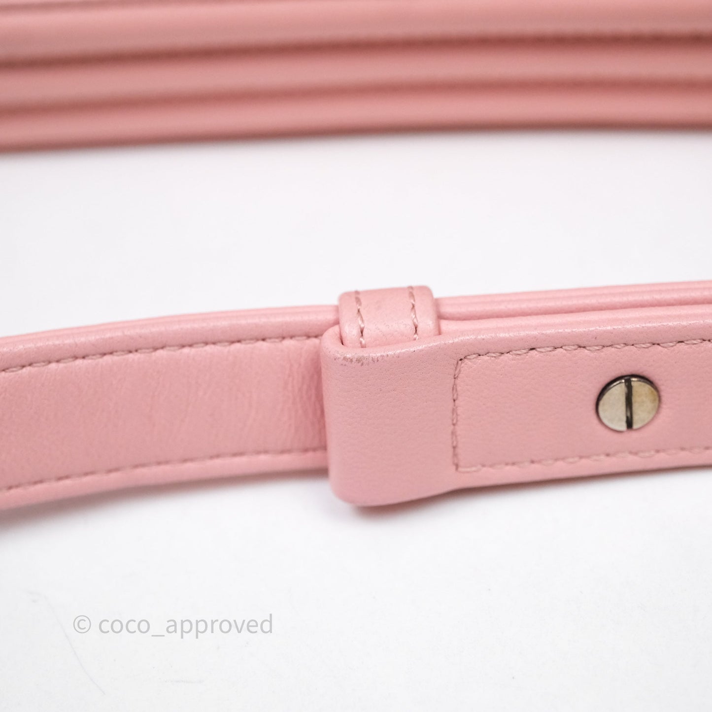 Chanel Quilted Medium Boy Pink Lambskin Ruthenium Hardware